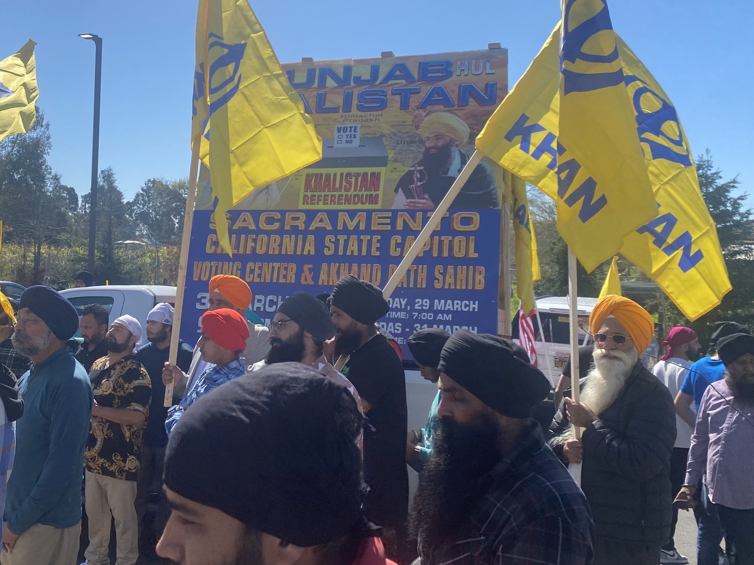 California Sikhs Cast Votes for Independence from India