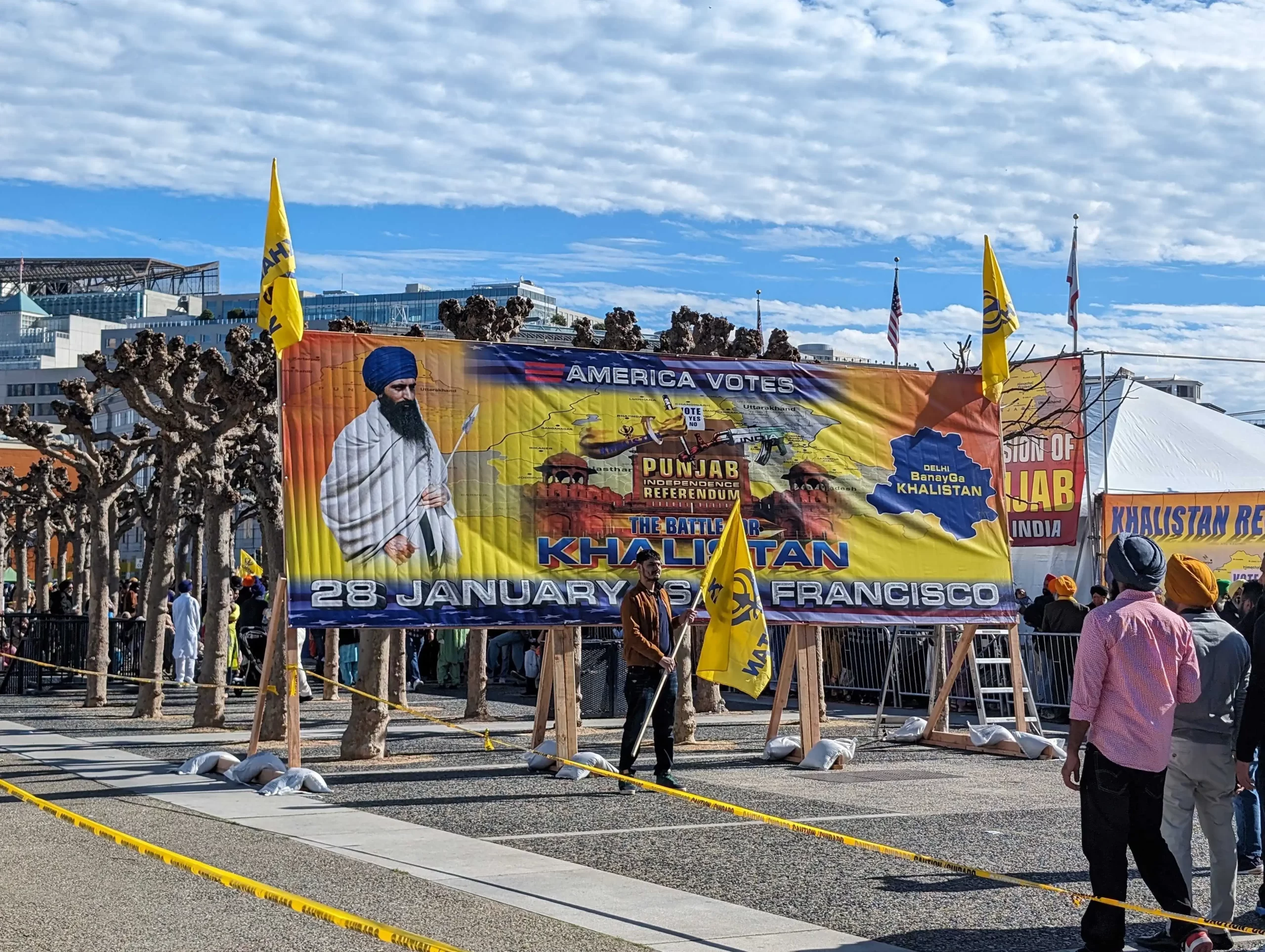 California Sikhs Cast Votes for Independence from India