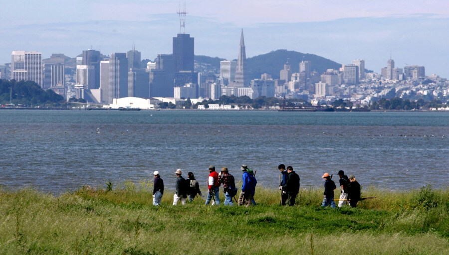 Local group says San Francisco is dumping sewage and trash into nearby water.