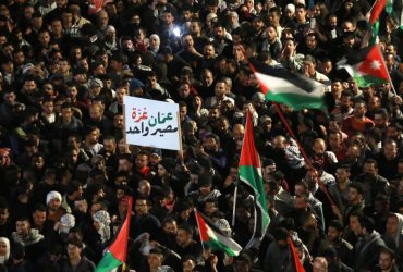 Jordanians protest nightly against peace deal with Israel amid anger over Gaza war