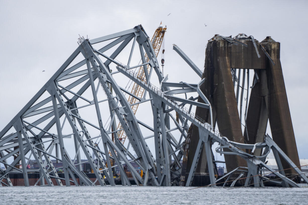 First Vessel Utilizes Alternate Channel to Navigate Around Wreckage at Baltimore Bridge Collapse Site