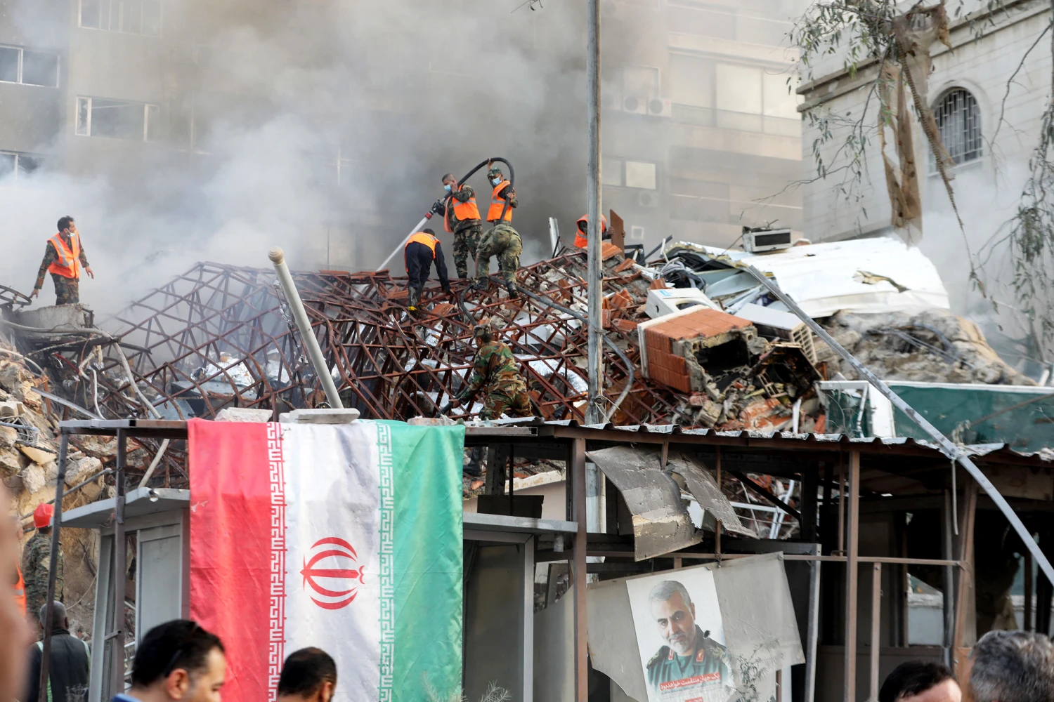Iran Threatens Retaliation After Israeli Attack Kills 12 at Iranian Consulate in Syria