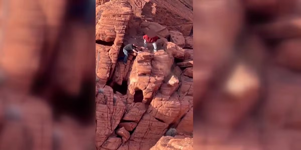 Tourists Caught Damaging Rock Formations at Nevada Recreation Site