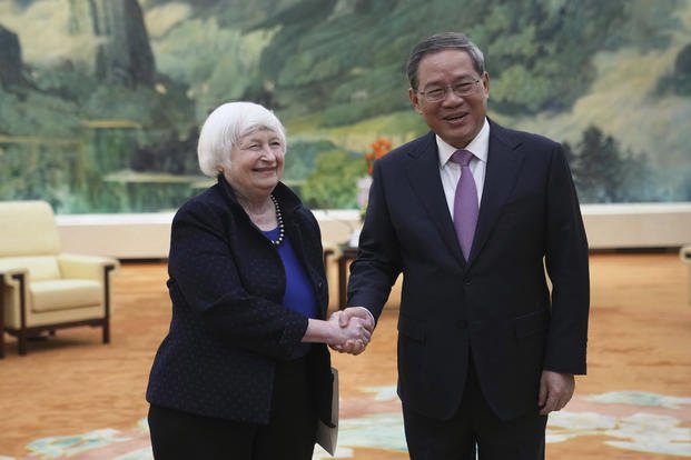 Yellen Says U.S.-China Relations More Stable in Meeting with Premier