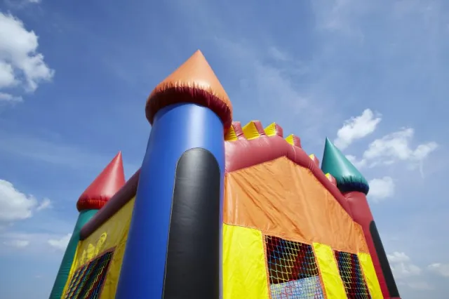 One Child Killed and Another Injured as Wind Sweeps Up Bounce House