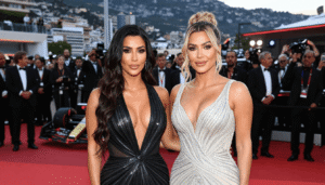 Kim Kardashian and Khloe Kardashian support Lewis Hamilton at the 2026 Monaco Grand Prix